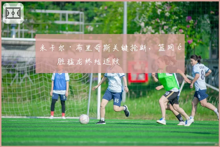 米卡尔·布里奇斯关键抢断，篮网险胜猛龙终结连败